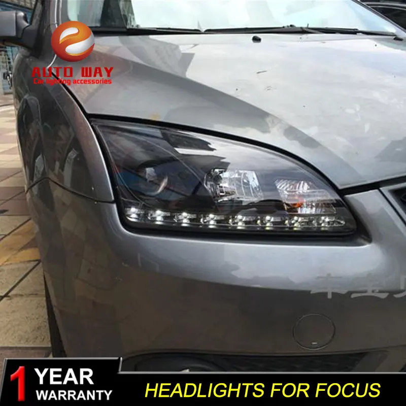 JGD новый стиль для Ford светодиодная фара Focus 2005-2008 Bi-Xenon передняя светодиодные фары