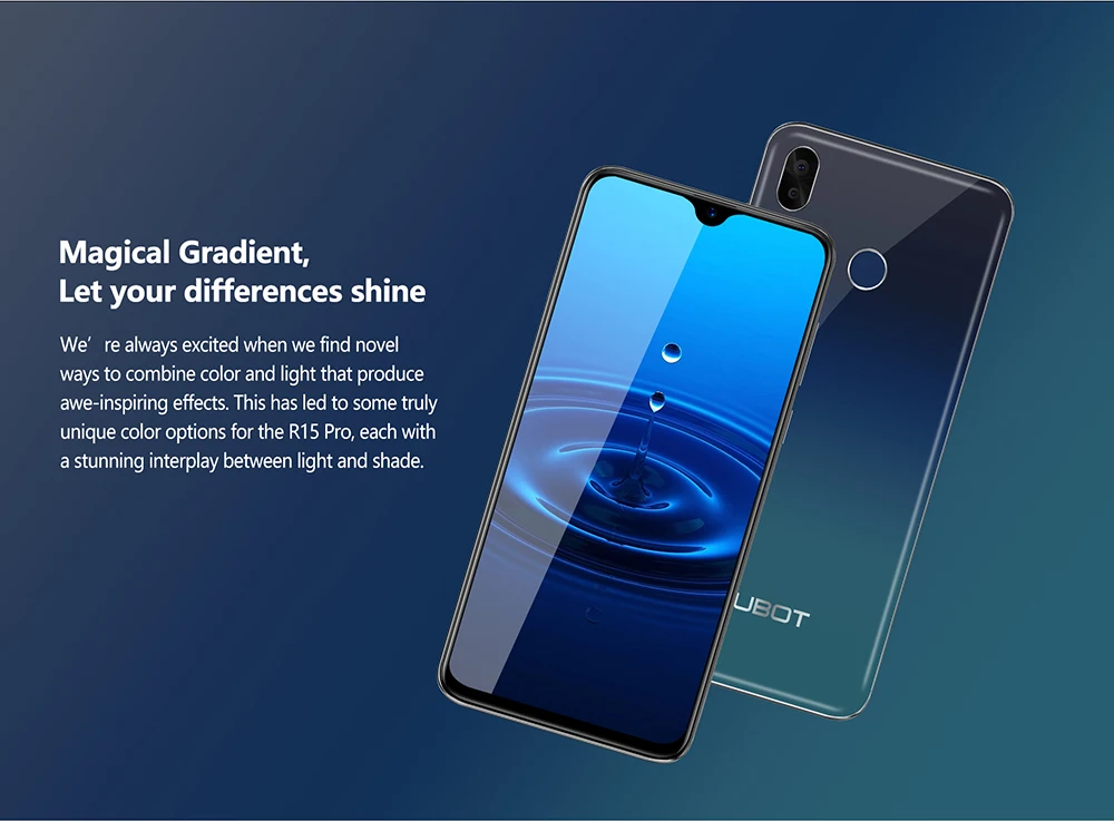 Мобильный телефон Cubot R15 Pro, 3 ГБ, 32 ГБ, Android 9,0, Pie, Face ID, 6,26 дюйма, полный экран, двойная камера 16 МП, 4G LTE, 3000 мАч