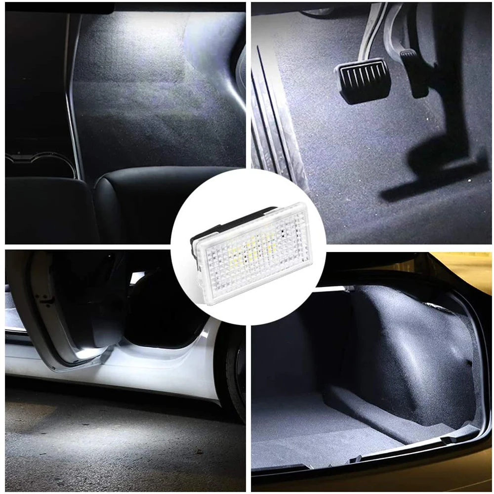 

LED Car Interior Ambient Lights Ultra-Bright Bulbs For Tesla Model 3 S X Auto Atmosphere Decoration Trunk Clutch Lamp Lighting