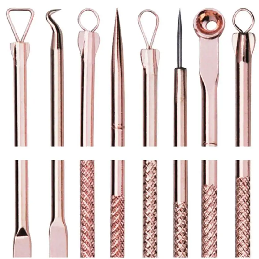 Новый 4 шт прыщи инструмент для устранения угрей черных точек удаления игл