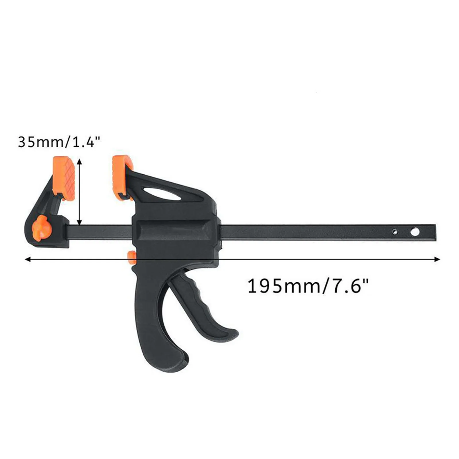 

4 Inch Quick Ratchet F Clamp Heavy Duty Wood Working Work Bar Clamp Clip Kit Woodworking Reverse clamping Fixed Clip New