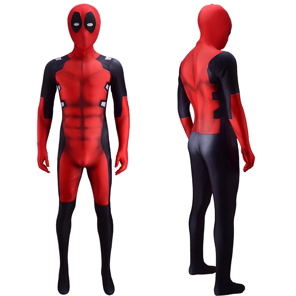 Костюм Дэдпула для косплея костюмы на Хэллоуин супергерои из лайкры и спандекса