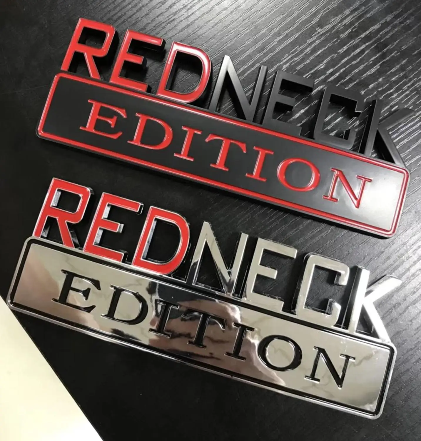 ABS пластиковые REDNECK EDITION автомобильные эмблемы значки-наклейки логотипы |