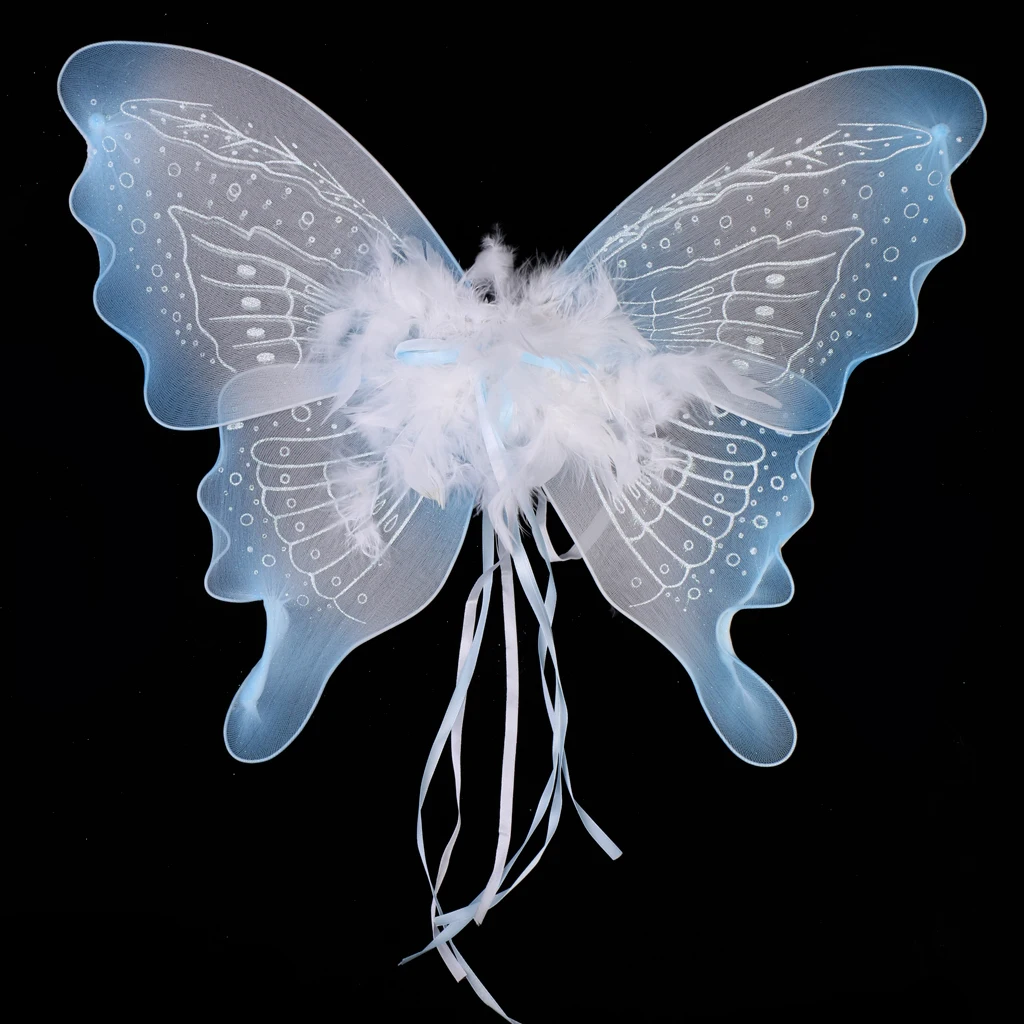 Сказочный синий сказочный костюм Детский для девочек аксессуары|Украшения