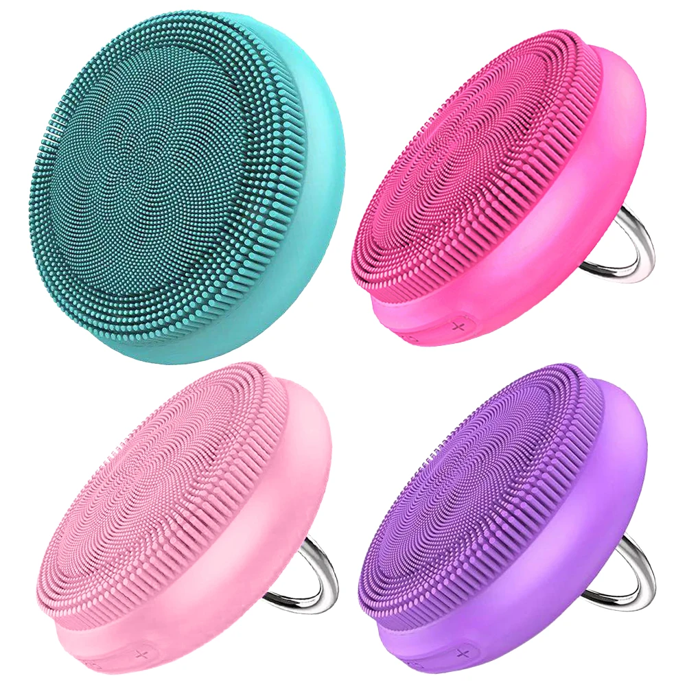 Силиконовая щетка для чистки лица электрическое очищающее средство Массажная
