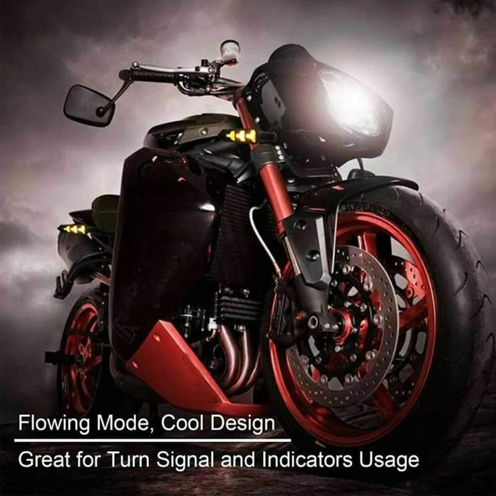 

Indicators LED Turn Signals Light Tail Lamp Motorcycle Blinker Brake Bullet