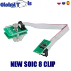 8-контактный линейный зажим переходник EEPROM Soic 8 sop8 тестовый зажим EEprom зажим гнездовой зажим поддерживает iProgXPROG V6.26UPAOrange5CG PRO 9S12