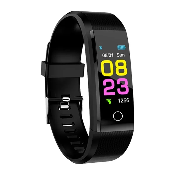 FXM H8 Smart Women Wristband Fitness Tracker Digital Watch Health Monitor Heart Rate Blood Pressure Waterproof Smart Bracelets - Цвет: black