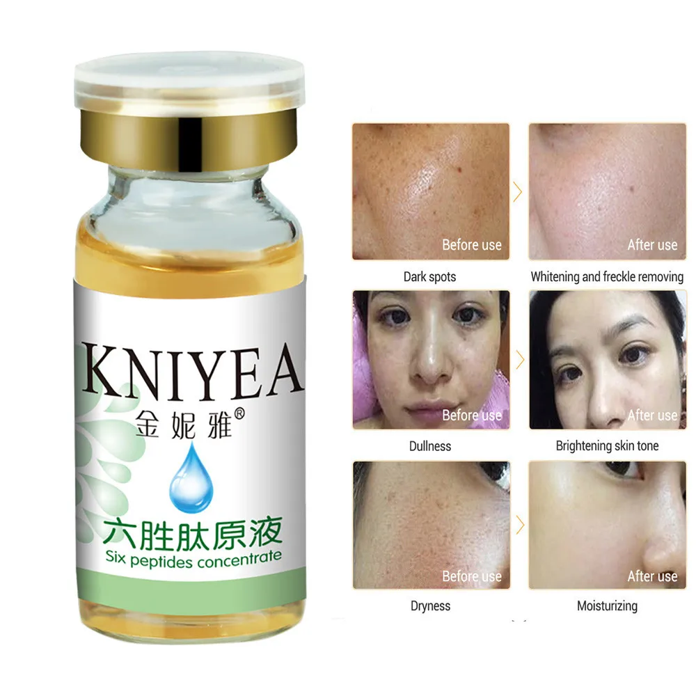 10 мл шесть пептид жидкость для лица против морщин коллаген восстанавливающий
