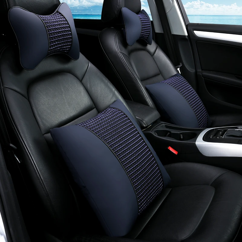 

Подушка для шеи, подушка для спины для автомобильных аксессуаров, Интерьерная подушка для поддержки поясницы из искусственной кожи, подушк...