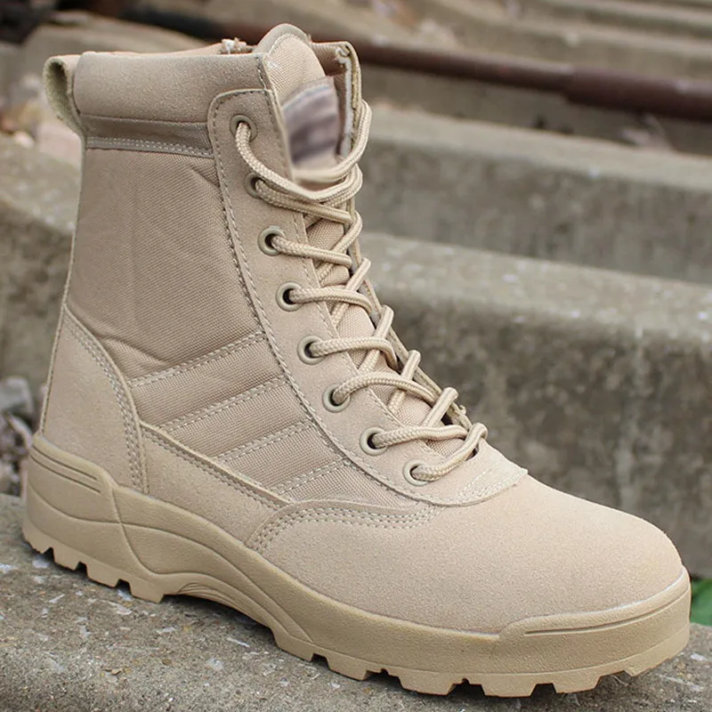 Upupper/высокие военные ботинки Мужская водонепроницаемая уличная Безопасная