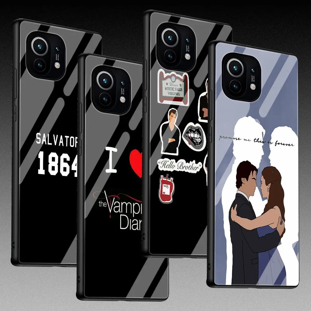 

The Vampire Diaries Case for Mi 11 10T 9T Pro 10 Lite 5G 11 Ultra CC9 CC9E 11i Poco X3 NFC M2 F3 Tempered Glass Full Coque