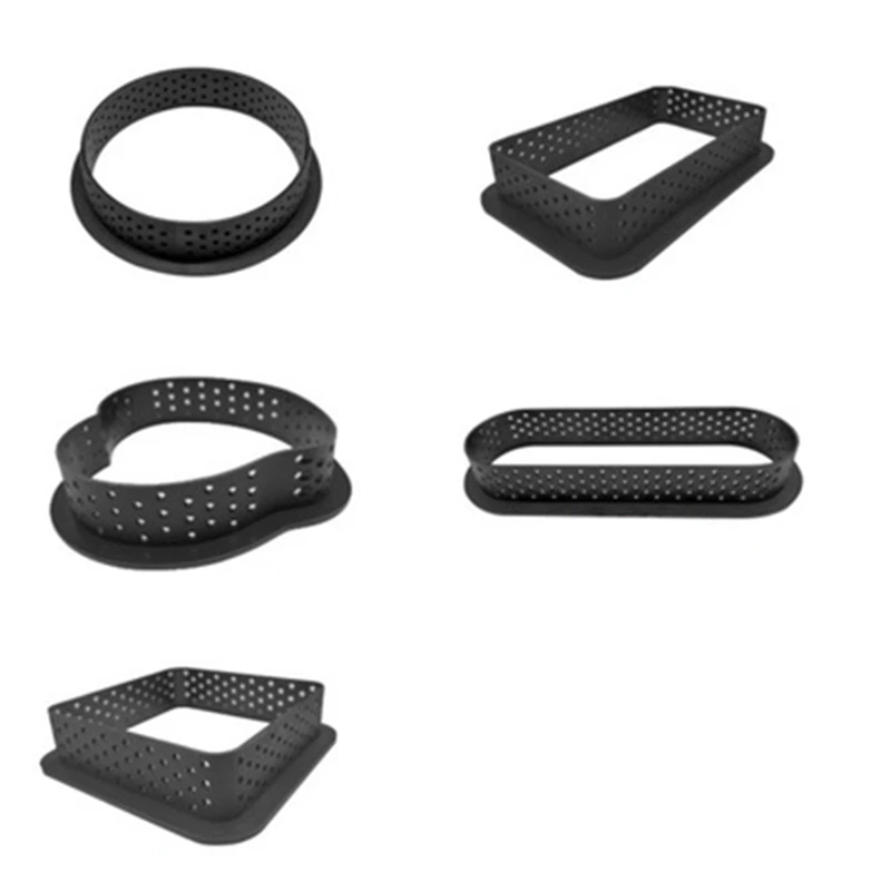 

25 шт. кольцевая форма для торта, кольцевая вырезка, пластиковое Сетчатое кольцо для мусса, кольцо для торта, кольцо для французского сыра, ин...