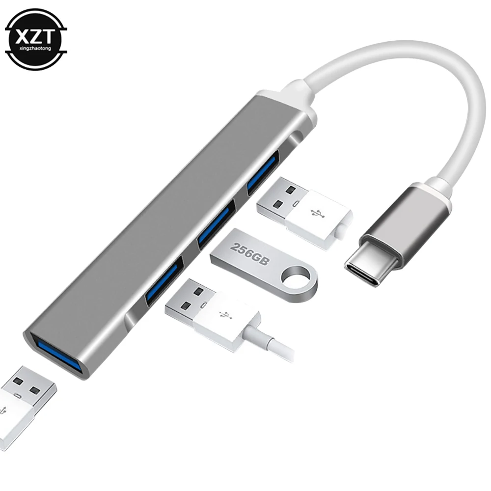 USB 3 1 C концентратор 4 порта 0 Тип к 2 разветвитель конвертер OTG Кабель адаптер для