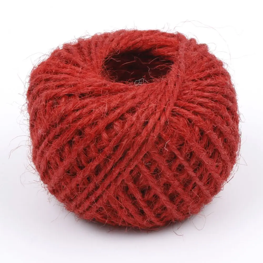 Натуральная веревка из пеньковой веревки 30 метров|Шнуры| |