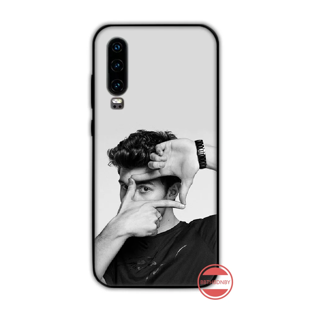 Shawn Mendes мягкий силиконовый черный чехол для телефона Funda Huawei P9 P10 P20 P30 Lite 2016 2017 2019 plus