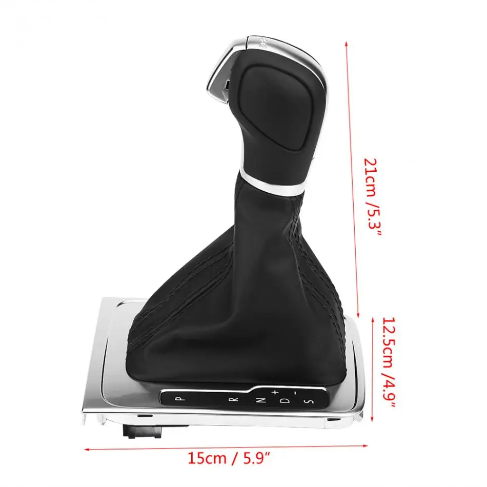 Кожаная автоматическая ручка переключения передач Пыленепроницаемый Чехол