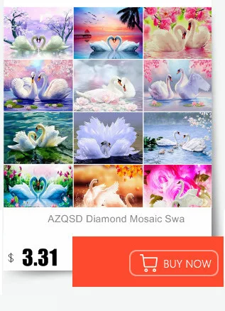 AZQSD Алмазная мозаика кошка Алмазная картина животные Стразы DIY Полная квадратная круглая Алмазная вышивка украшение дома подарок