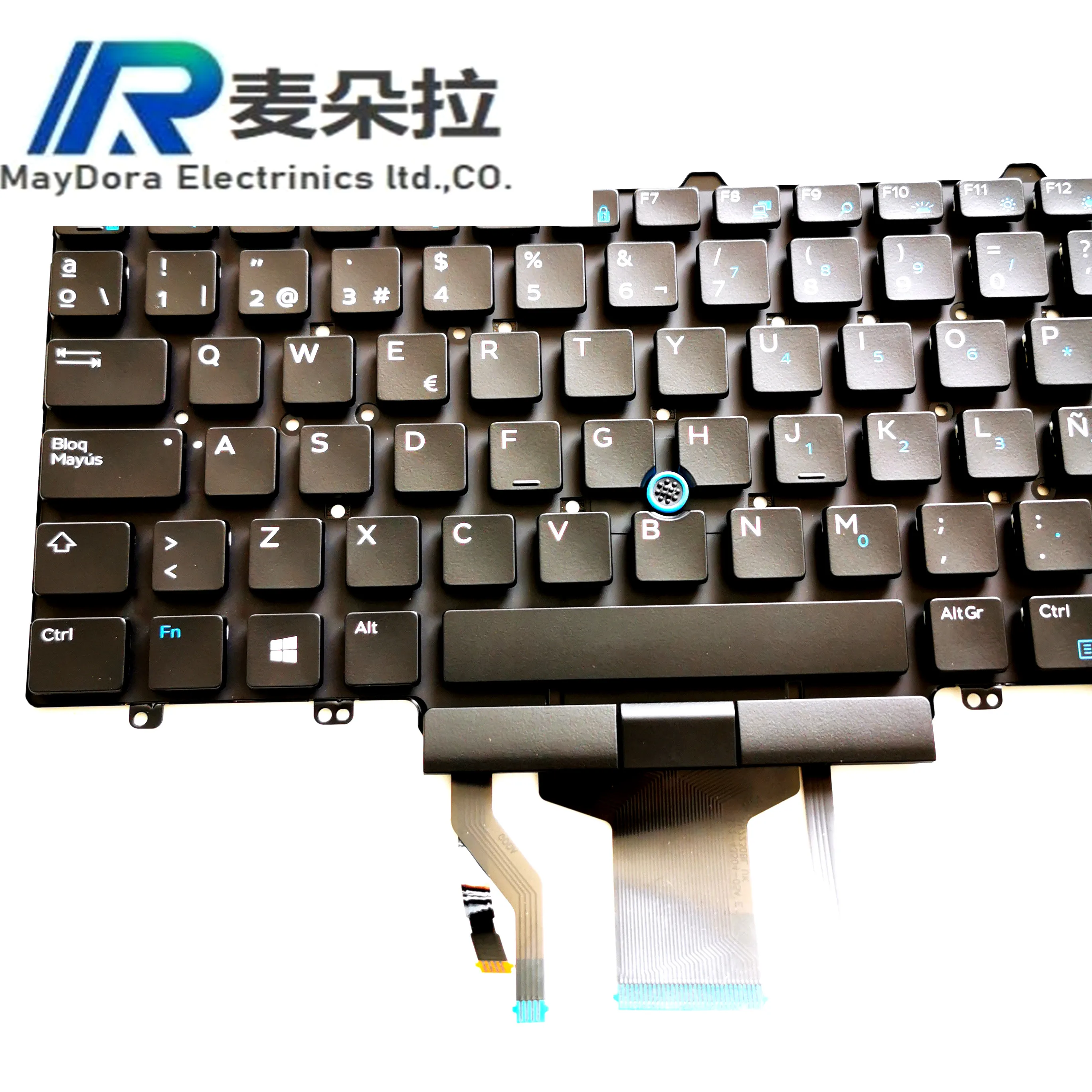 SP LAbacklight Клавиатура для ноутбука DELL LATITUDE E5450 5470 5480 5490 E7450 7470 7480 7490 с TRUCKPOINT 6VTCP |