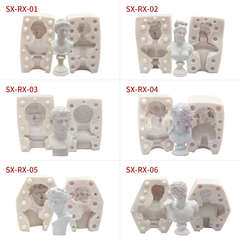 3D силиконовые формы для искусства свечи изготовления мыла DIY ручной работы