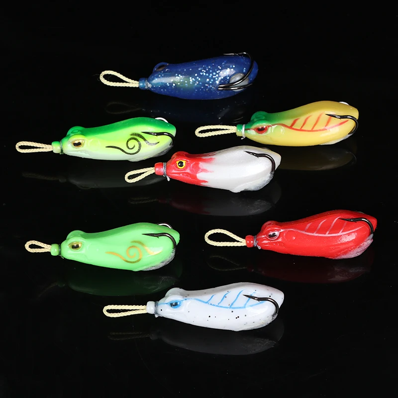 

1 PCS 4/6.5cm 14g Soft Small Jump Frog Engaging Bait Bait for Crap Fishing Gear Lure
