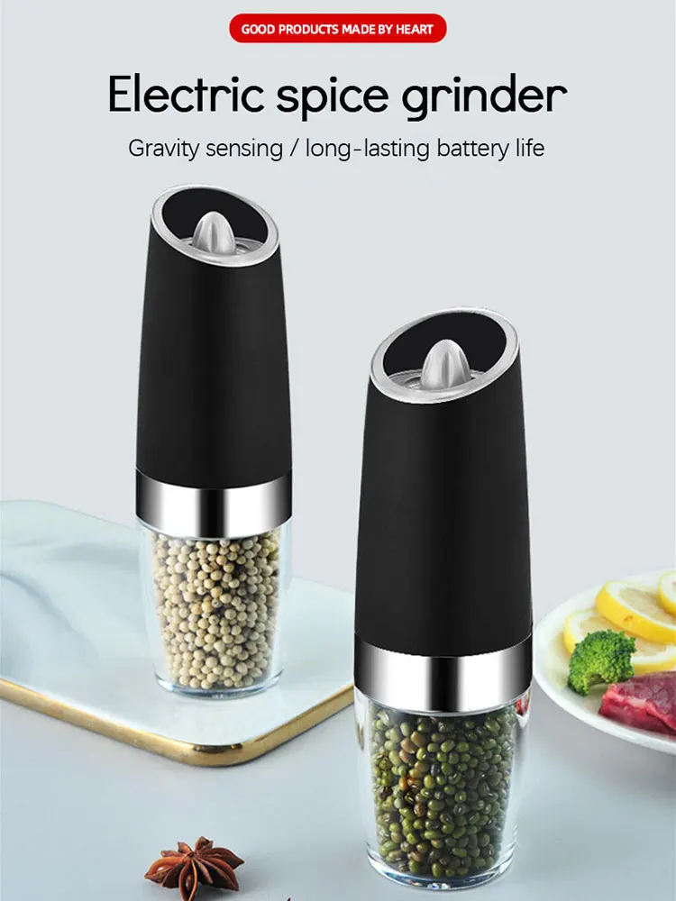 

Electric Pepper Grinder Household Ground Pepper Sea Salt Black Grinder Mills Moedor Pimenta Kitchen Grinding Tool