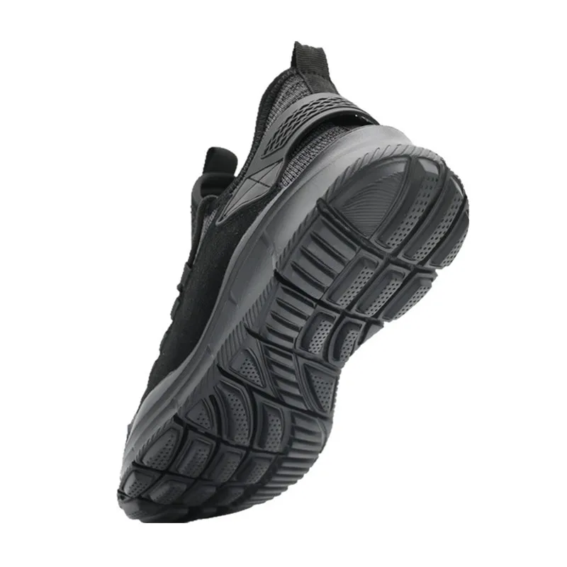 DEWBest Мужская Рабочая обувь со стальным носком легкие дышащие антистатические