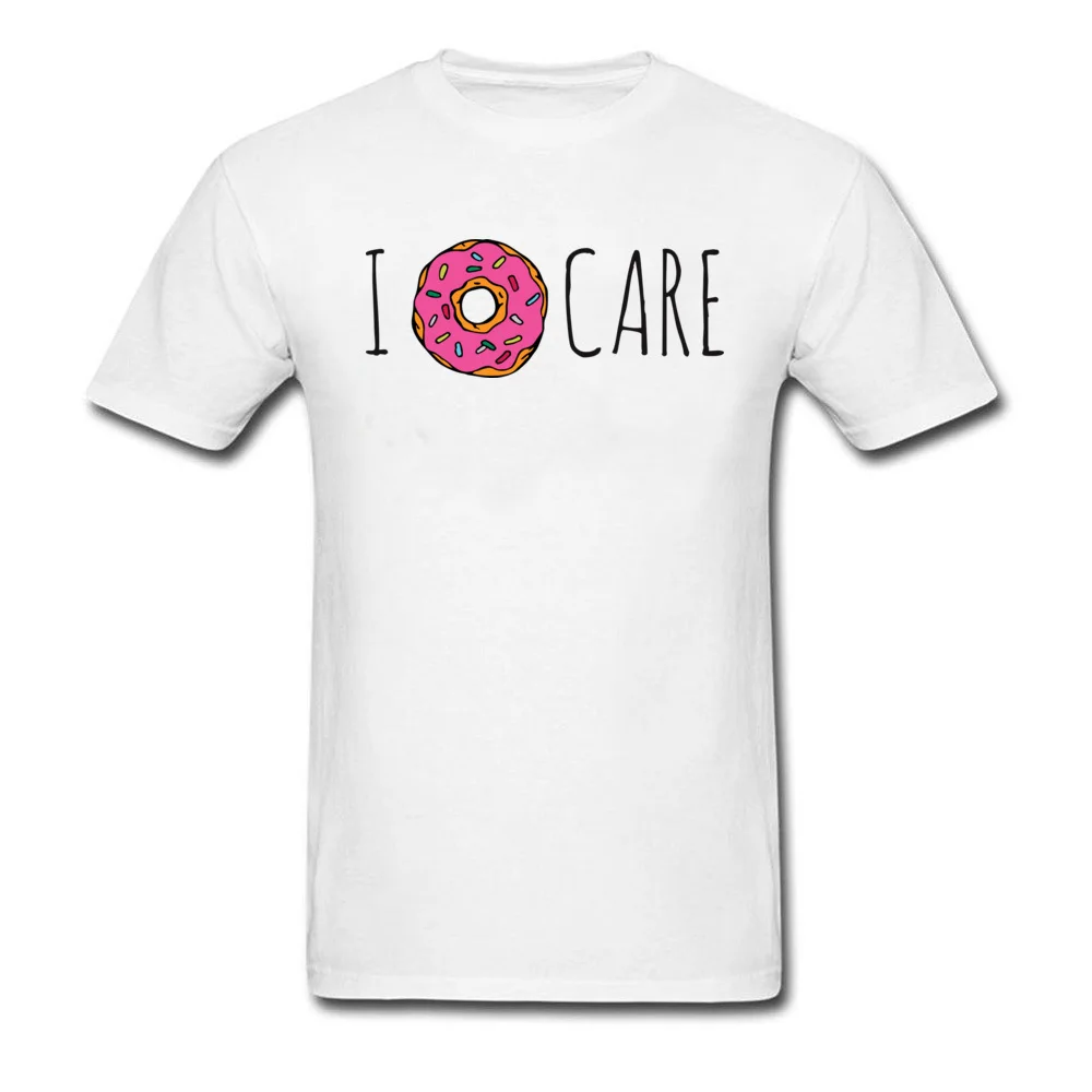 

I Doughnut Care Pattern Funny Men's T-Shirt
