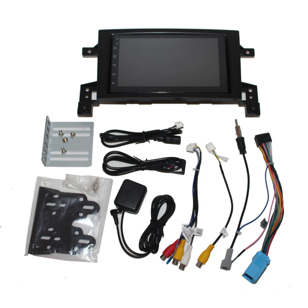 HANGXIAN 2 din Android 8,1 автомобильные радио стерео наклейки для SUZUKI Grand Vitara Nomad 2005-2011 Автомобильный dvd-плеер автомобильные аксессуары