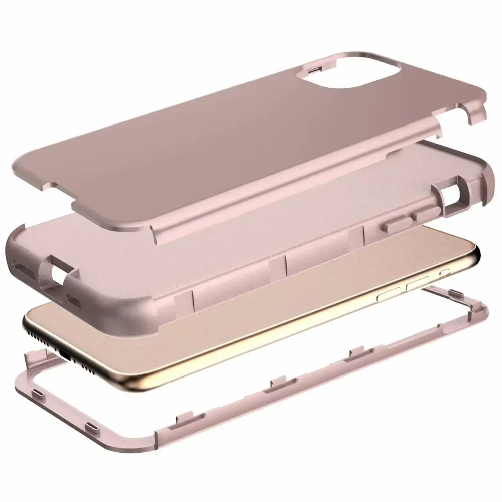 360 Полный Гибридный бронированный чехол для телефона iPhone 11 11 Pro MAX чехол PC силиконовый бампер для iPhone XR XS MAX противоударный чехол