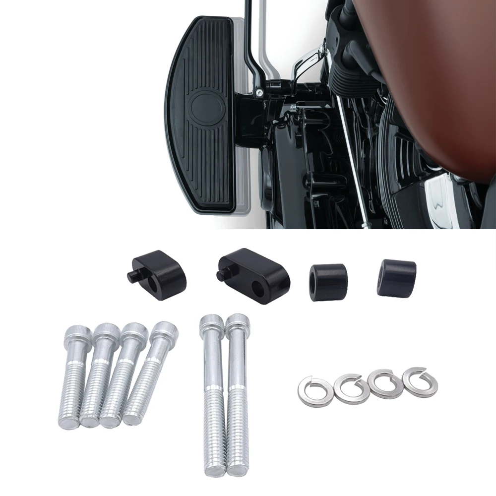 

Motorcycle 3/4 Inches Footpeg Extension Kit With Bolts For Harley 2009-2021 FLHT FLHR FLTR FLHX And 2009-2013 FL Trikes