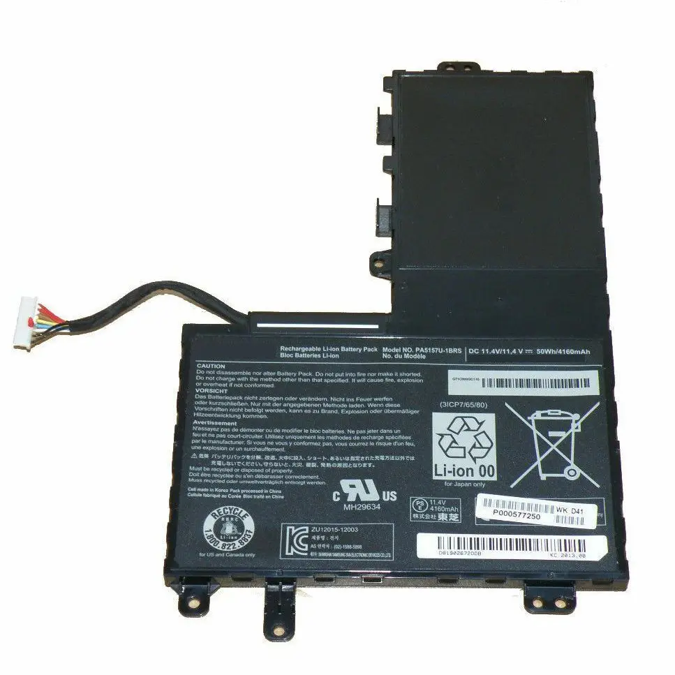 

PA5157U-1BRS Laptop Battery For Toshiba Satellite U940 M40 M40-A M50T M50D U40t U40t-A U50t E45T E55t P55 S55t PA5157U
