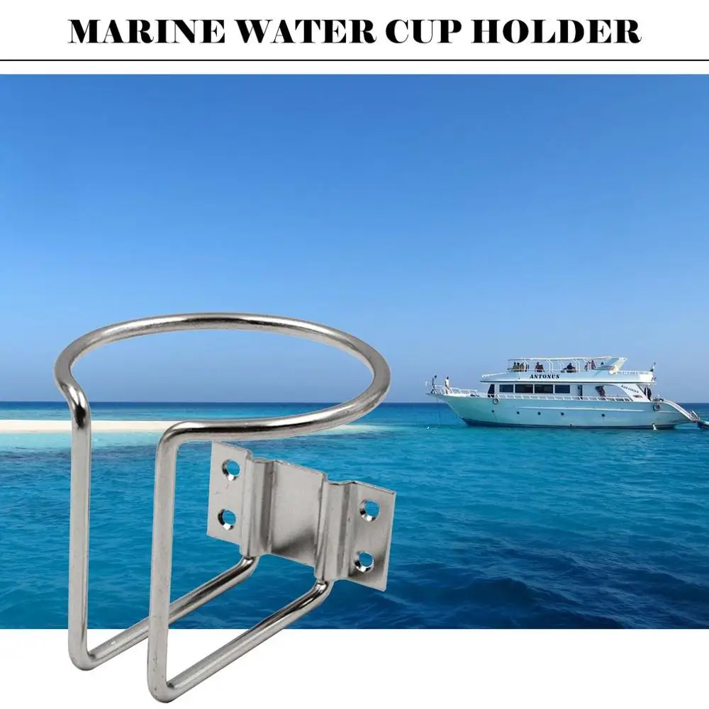 

2020 New Car Cup Holder Stainless Steel Water Drink Beverage Bottle Stand Holder For Marine Boat Yacht Truck RV