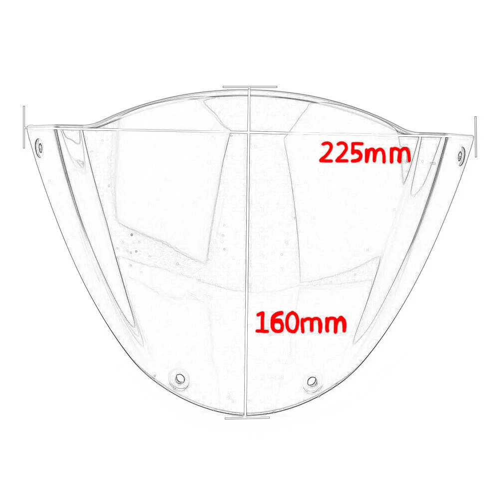 Ветровой экран с двойными пузырьками для мотоциклов ветрозащитные дефлекторы
