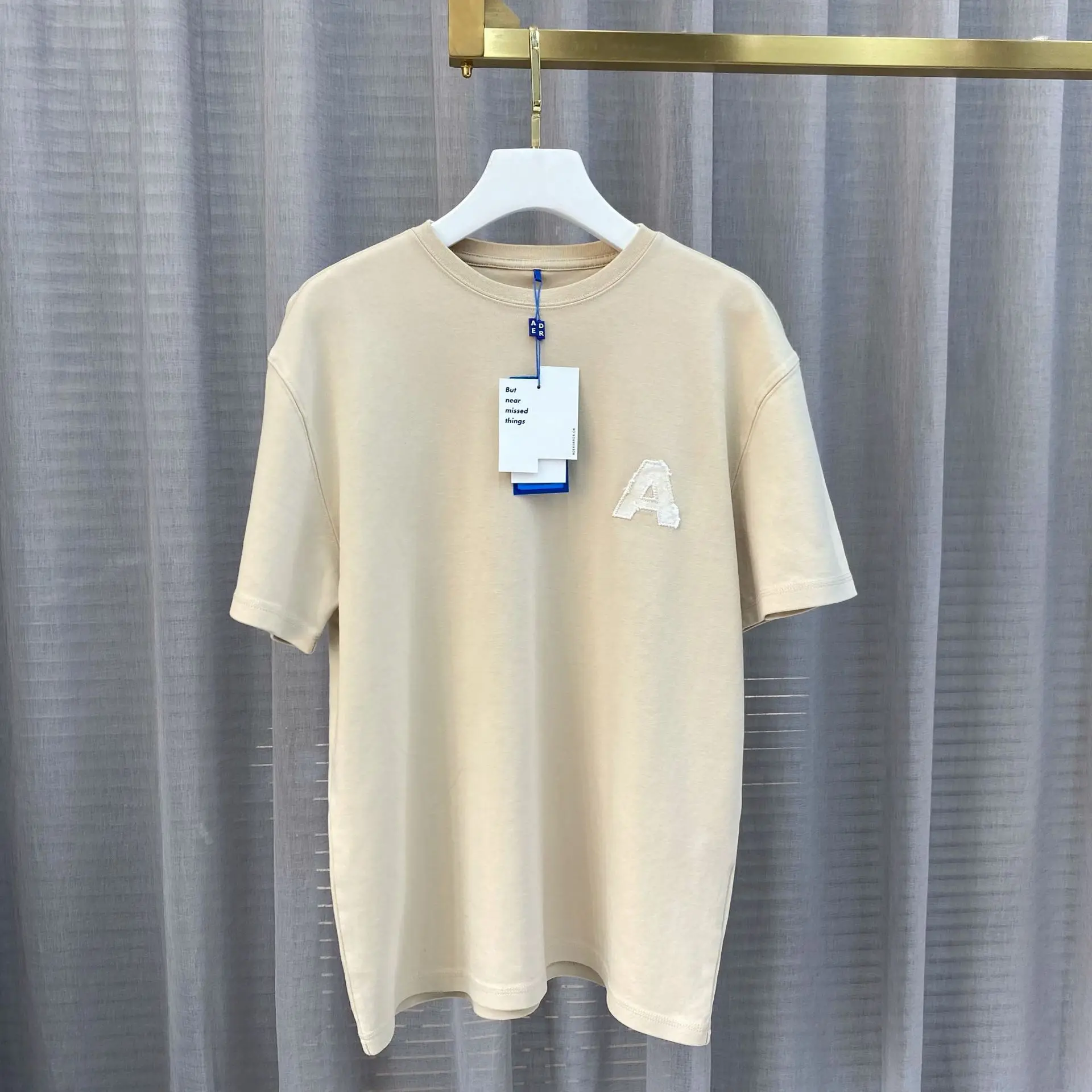 

Korea Summer Adererror Letter Embroidery Gradient T-shirt Men Women Ader Error T Shirts T Shirt Men Clothing Womens Clothes