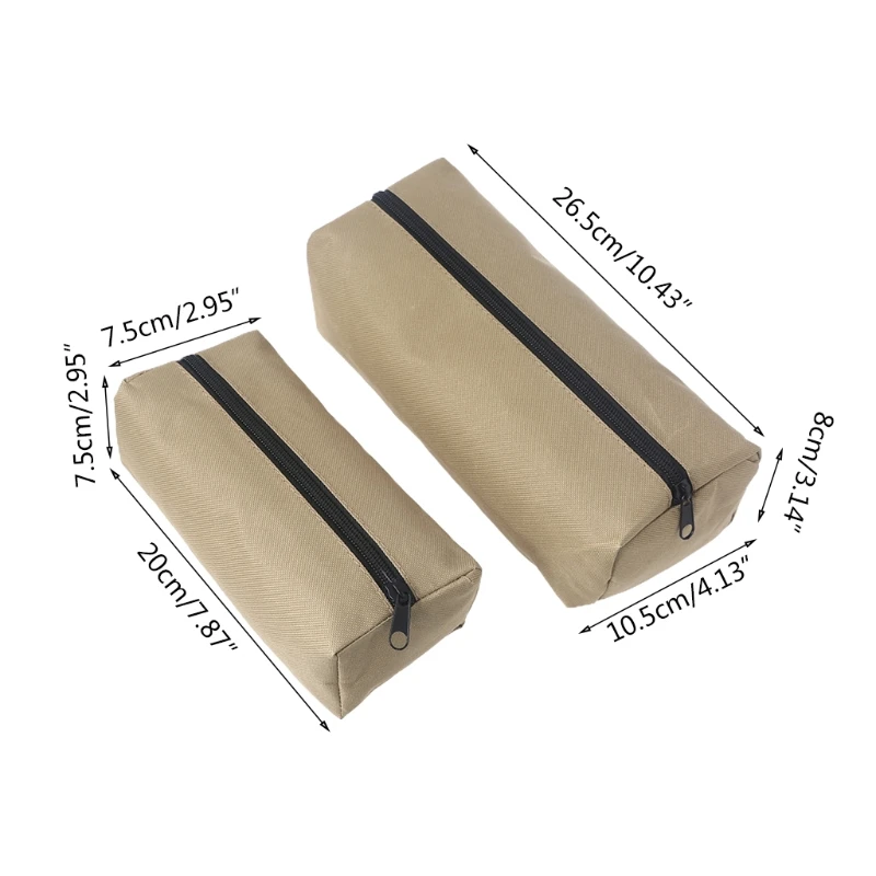 

Dacron Storage Organizer Zipper Tool Bags Small Tool Pouches Best Gift for Men Women for Keeping Screwdrivers Pliers