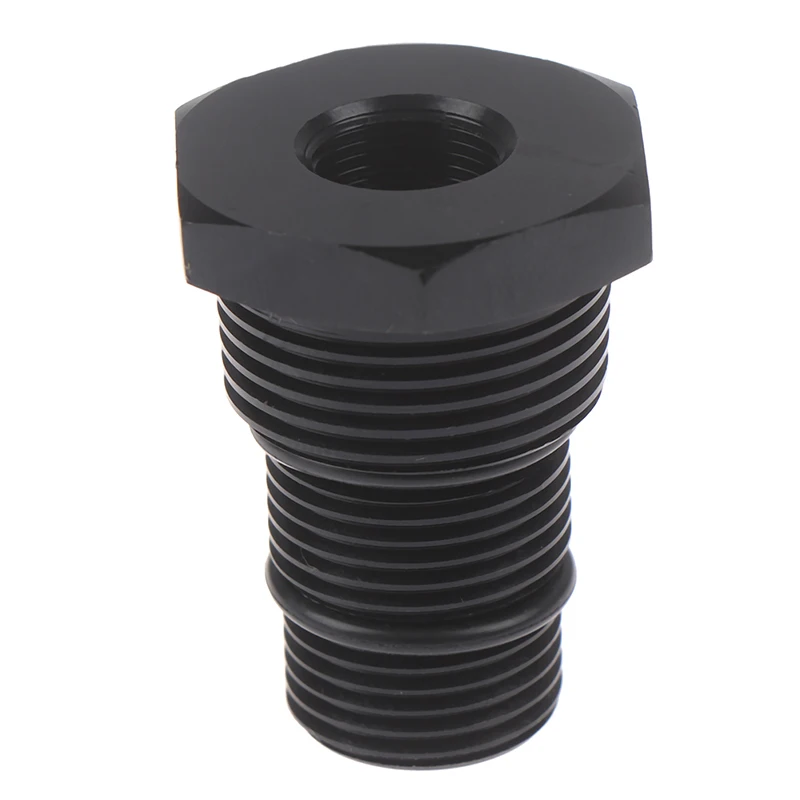 

1pcs Black Automotive Oil Filter Threaded Adapter 1/2-28 to 3/4-16 13/16-16 3/4 NPT