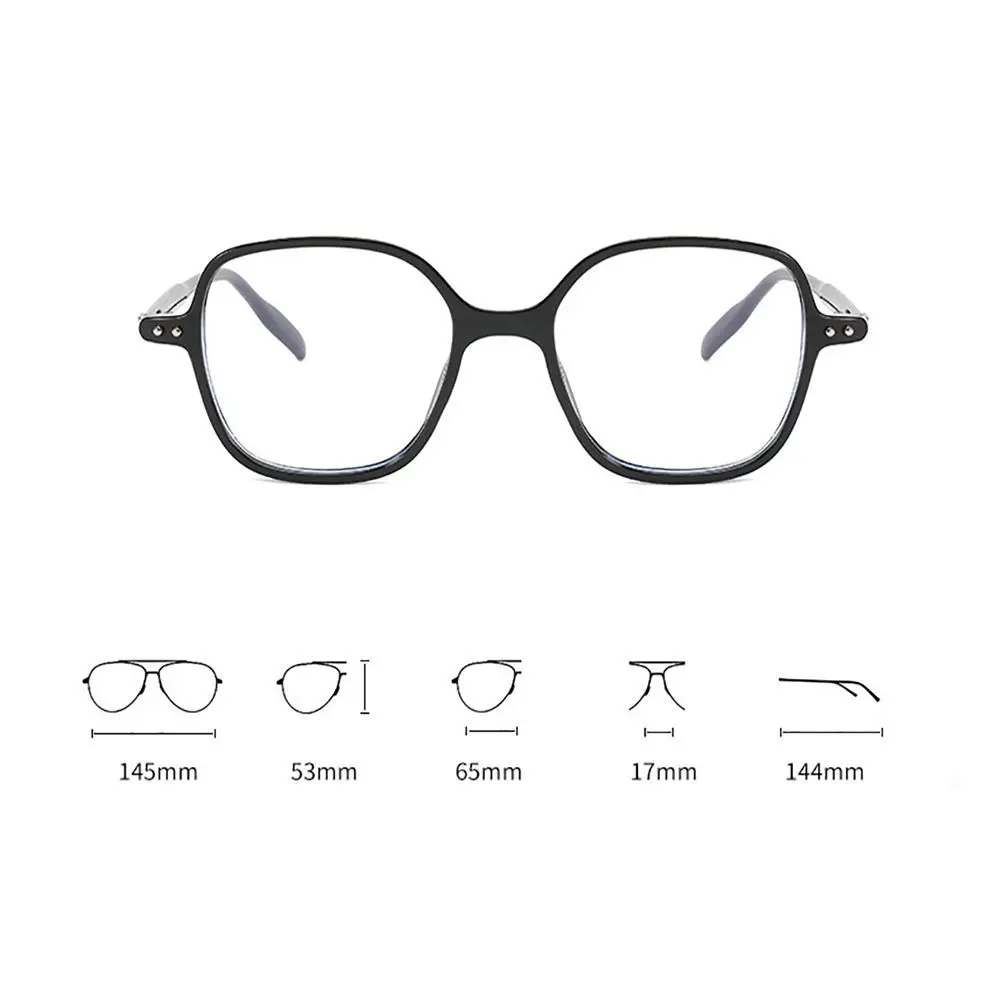 

Fashion Anti Blue Light Oversized Glasses Retro Women Blue Blocking Gaming Big Size for Men Eyeglasses Frame