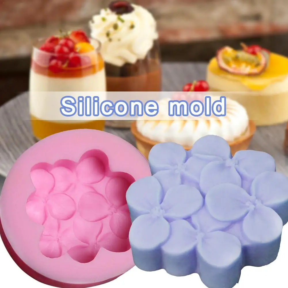 3D декоративная силиконовая форма для торта цветов мыла инструмент мастики