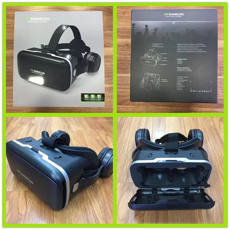 

VR Virtual Reality 3D Glasses vr box 3D Goggles Headset Helmet smart glasses For iPhone Android Smart phone Stereo
