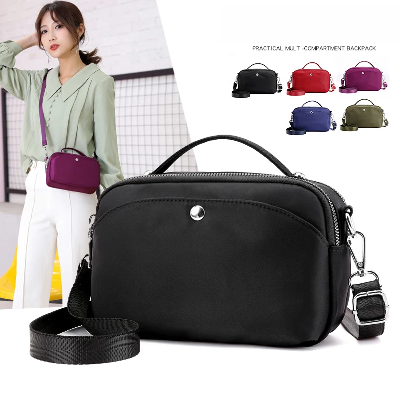 Модная легкая нейлоновая женская сумка маленькая Водонепроницаемая практичная