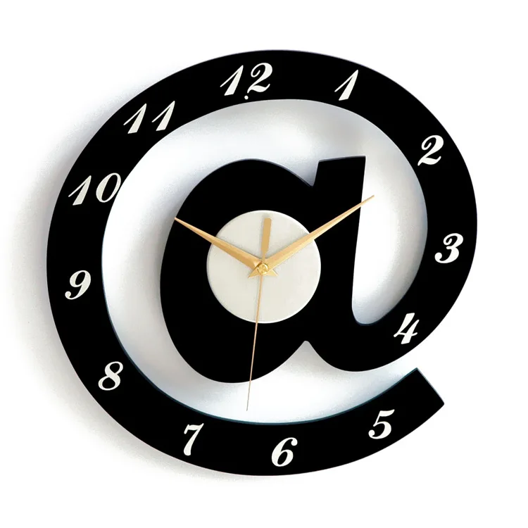 

Черные настенные часы в скандинавском стиле, тихие кварцевые креативные деревянные настенные часы для спальни, современный дизайн, настенные часы для украшения дома