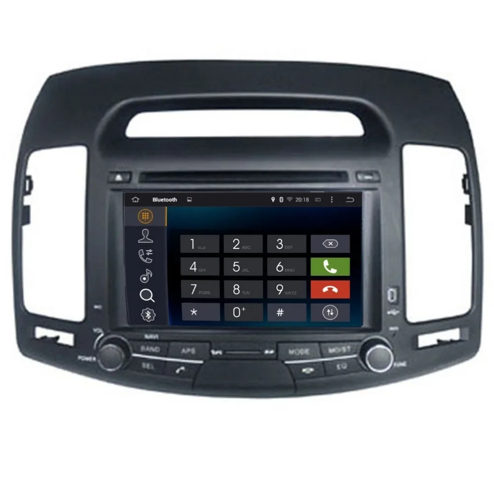 Автомобильный DVD-плеер Android 9 0 GPS для HYUNDAI ELANTRA 2007-2011 Восьмиядерный 4 Гб ОЗУ 64 ПЗУ