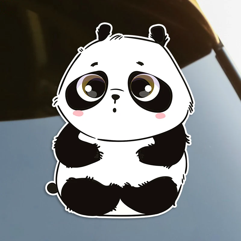 

Печатный самоклеющийся наклейки на авто Милый медведь панда водонепроницаемые наклейки на машину стикер этикеты наклейки стайлинга автом...