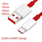 Кабель для Oneplus Nord N10 Warp Charge Type-C Dash cable 6A, быстрая зарядка для One Plus 8 7 Pro 7 t 7 T 6t 6 5t 5 3t Warp Charge