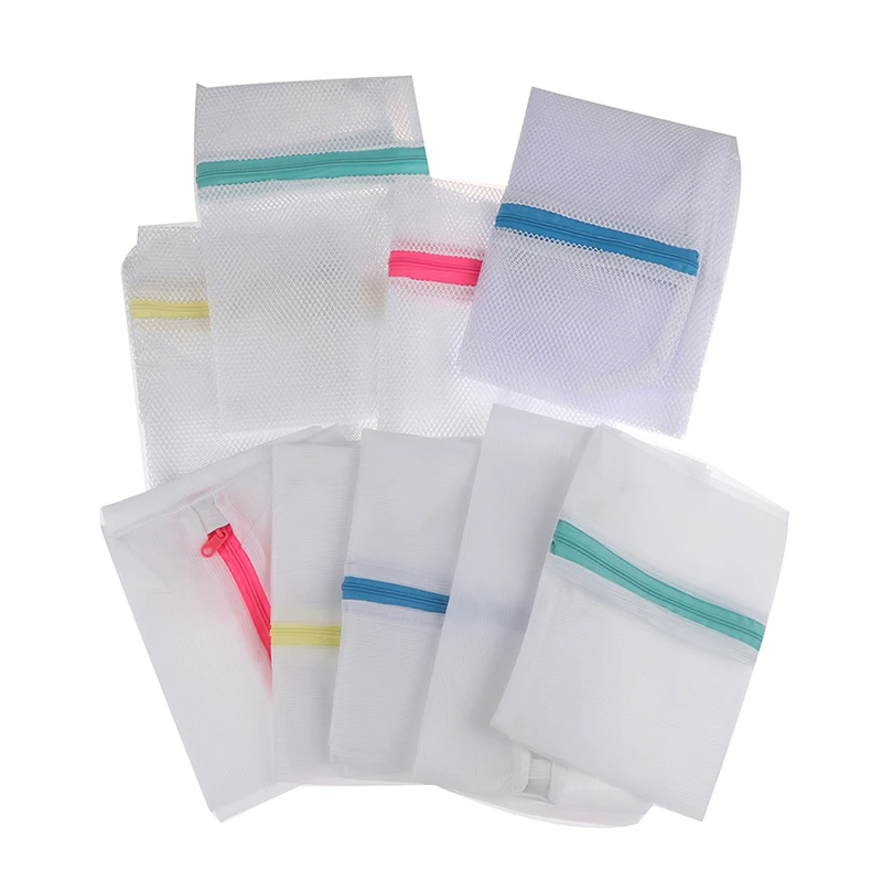 

1Pcs Wash Laundry Bag Clothes Foldable Care Protection Mesh Mesh Clothes Wash Bag Bra Wash Bag