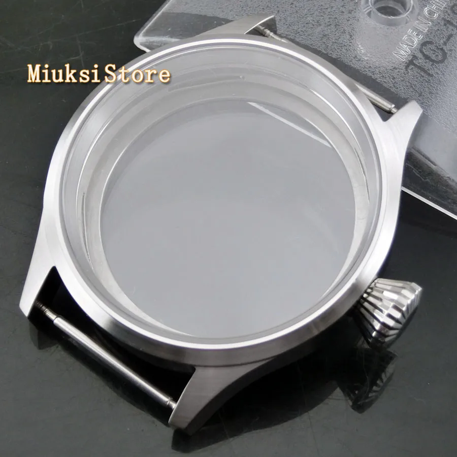 43 мм корпус для часов сапфировое стекло стерильный стальной морской чайки ST3600 ETA