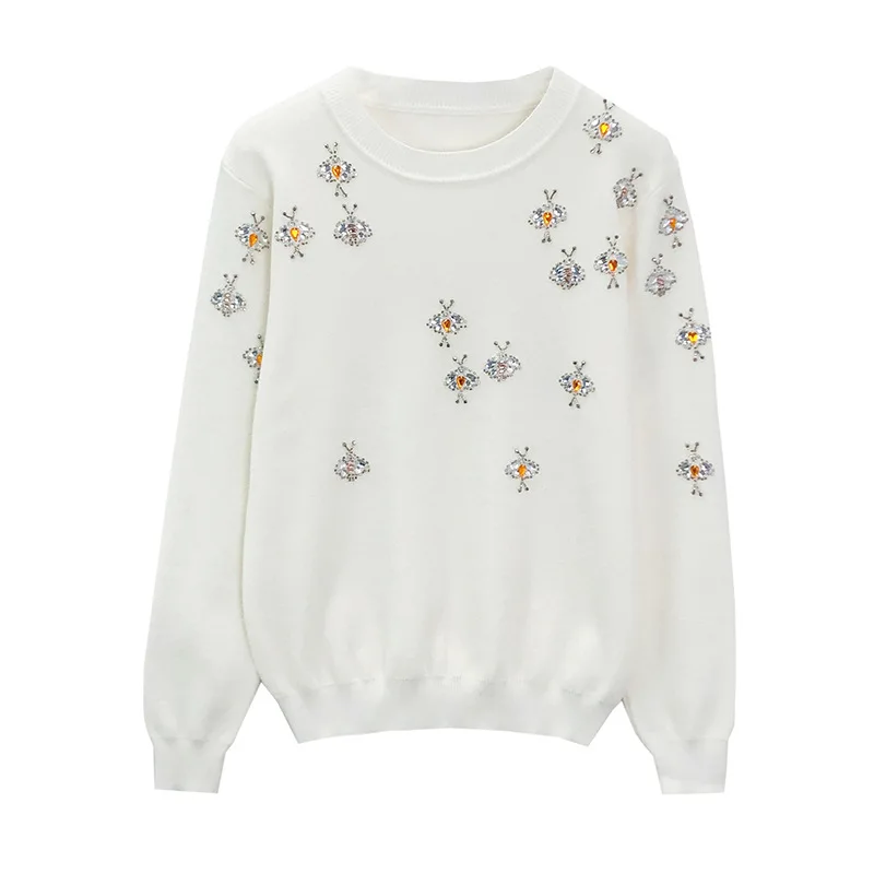 SAYTHEN 2021 Роскошные брендовые осенние зимние черные свитера пуловеры вязаные