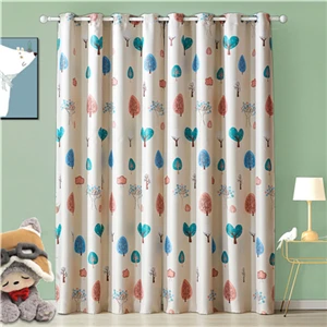 Curtain Topfinel детские шторы для гостиной, спальни, Счастливого дерева, вуаль, занавески для детей, спальни, девочек, прелестные занавески, занавески - Цвет: Curtain
