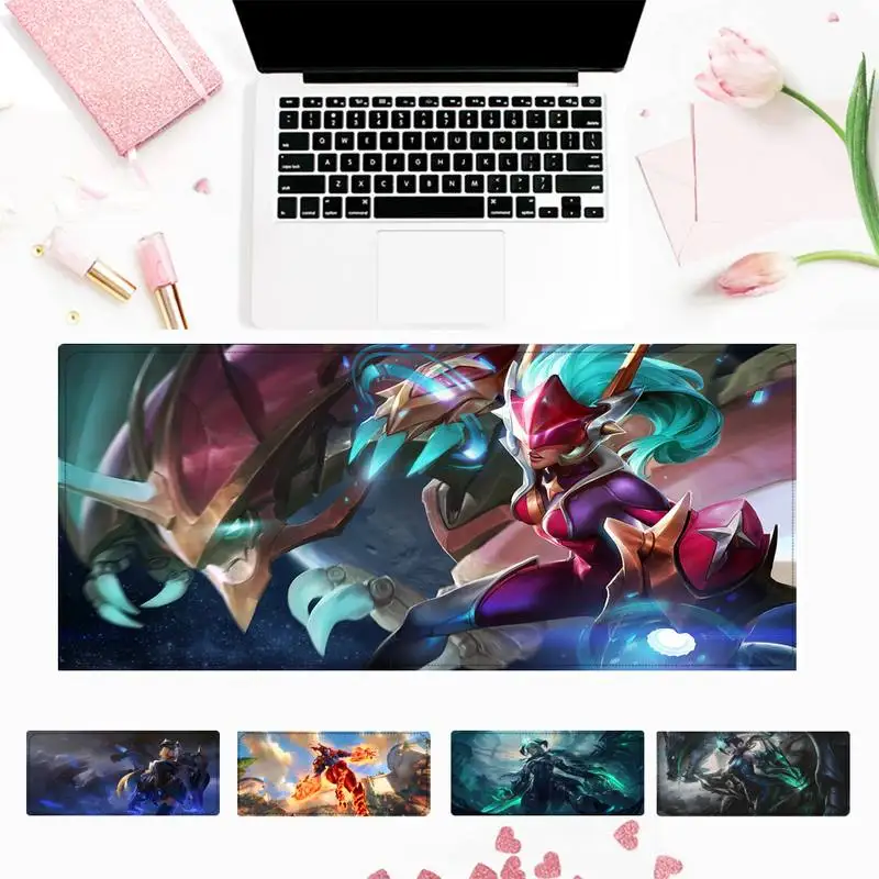 

Girly LOL Shyvana Gaming Mouse Pad Gaming MousePad Large Big Mouse Mat Desktop Mat Computer Mouse pad For Overwatch
